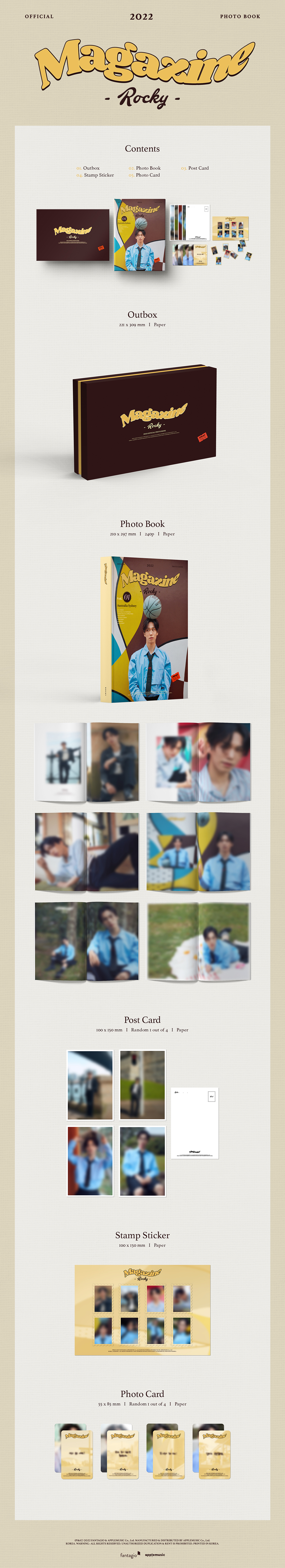 jp.ktown4u.com : [フォトブック] ROCKY (ASTRO) - ROCKY 2022